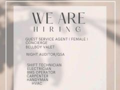 Guest service agent / Bell boy