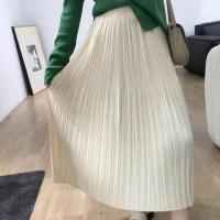 A-Line Skirt with Elastic Waist Trendy High Rise Ladies Summer Skirt Loose - 5