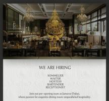 Bar and Restaurant staff hiring