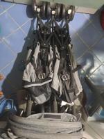 Babyhug Deuce Twin Stroller - Grey - 3