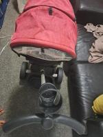 Lovely Baby LB 375 Tricycle, Baby Push Trike, Kids First Bike, Pushchair, with Sun Canopy, Reclining
