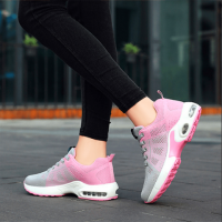 Breathable Mesh Women Sneakers Soft Bottom Non Slip Women Footwear Sports Shoes Lace Closure Chunky 