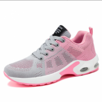Breathable Mesh Women Sneakers Soft Bottom Non Slip Women Footwear Sports Shoes Lace Closure Chunky  - 2