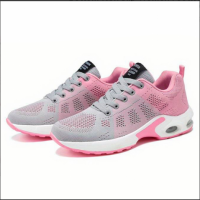 Breathable Mesh Women Sneakers Soft Bottom Non Slip Women Footwear Sports Shoes Lace Closure Chunky  - 3