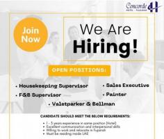 Hotel staff hiring now