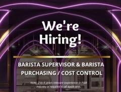 Barista / waiter / supervisor