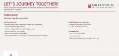 Hiring food server