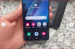 SAMSUNG GALAXY S21 PLUS 5G BLACK phone slightly used