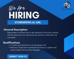Hiring store keeper