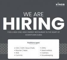 Restaurant staff hiring