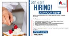 Pastry Chef - hiring now