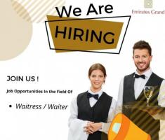 Hiring now - waiter / waitress